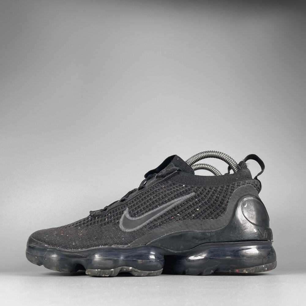 Size 6.5Y Women 8 Nike Air VaporMax 2021 FK Black Running Shoe Athletic Sneakers